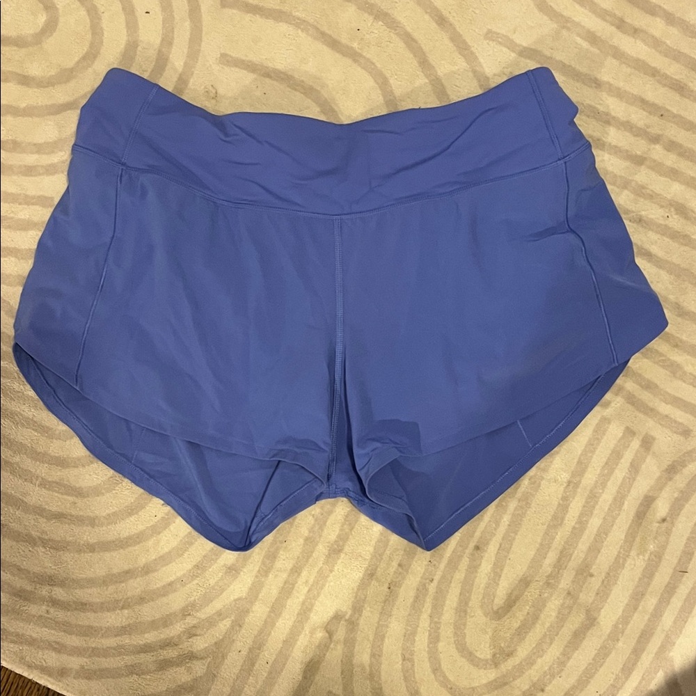 Lululemon Speed-Up Low Rise 4inch Shorts in Wild Indigo